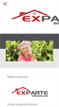 Mobile Screenshot of exparte.de